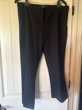 Max & Mia Black Cropped Ponte Pull-On Pants